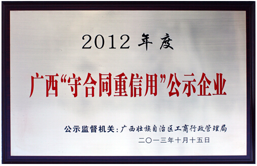 2012年度守合同重信用公示企业-7